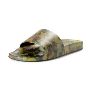 Versace Men's "St.Baroccoflage" Print Pool Slide Flip Flops Shoes